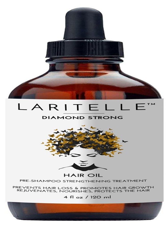 Laritelle Diamond Strong Hair Growth Treatment Oil – 4 oz – Organic Anti‑Thinning Scalp Oil with Jojoba, Saw Palmetto, Nettle & Rosemary – Vegan, Sulfate‑Paraben‑Free - Image 1